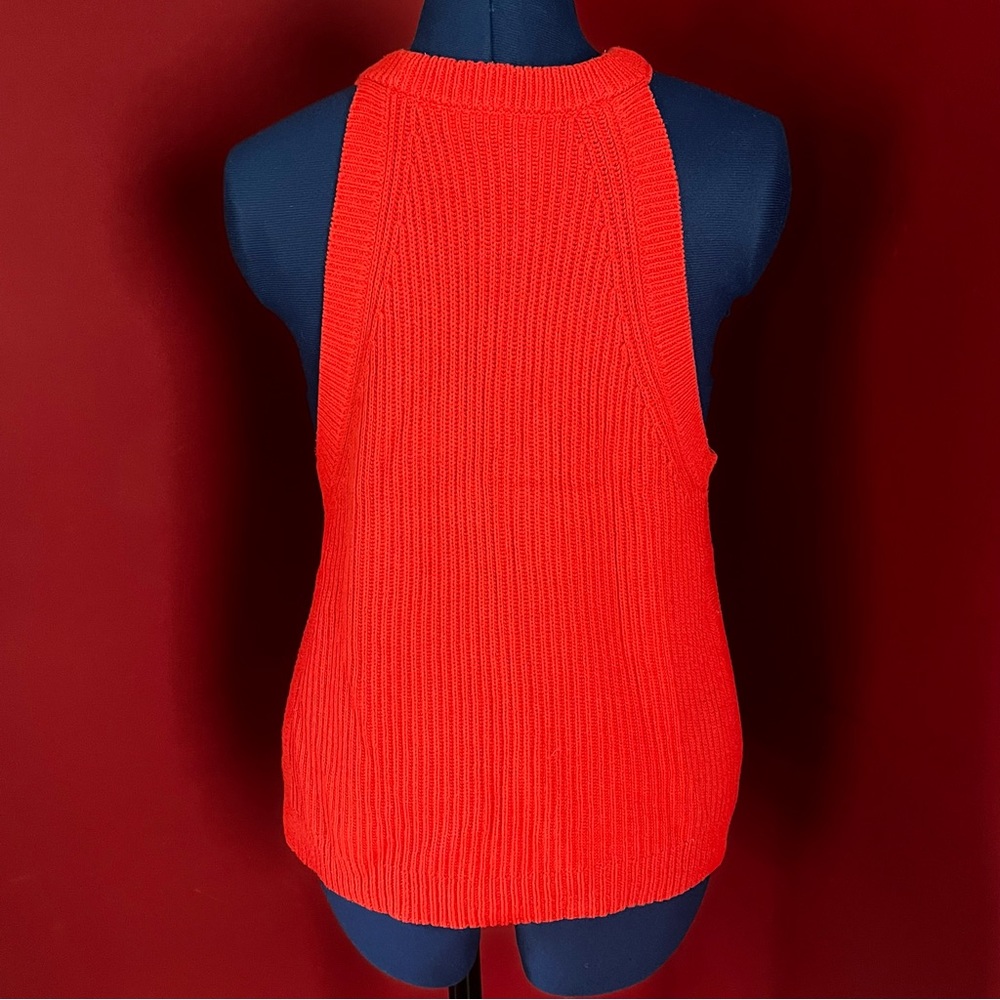 Madewell Red Valley Sweater Tank Top - Picture 4 of 13